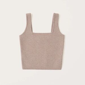 Abercrombie & Fitch Square Neck Soft Knit Tank